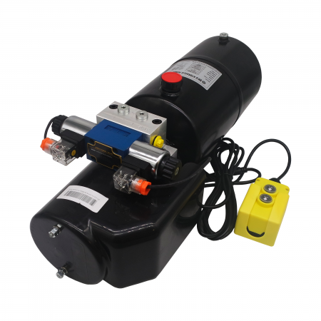 ZASILACZ AGREGAT HYDRAULICZNY 12V 2,0KW 2,0cm3 8L JEDNA SEKCJA + PILOT
